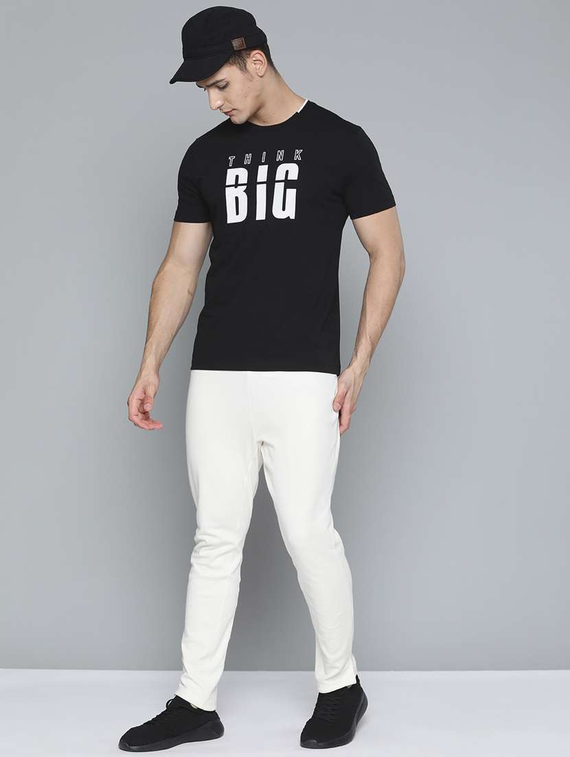 white chest-printed t-shirt - 18326520 - Standard Image - 3