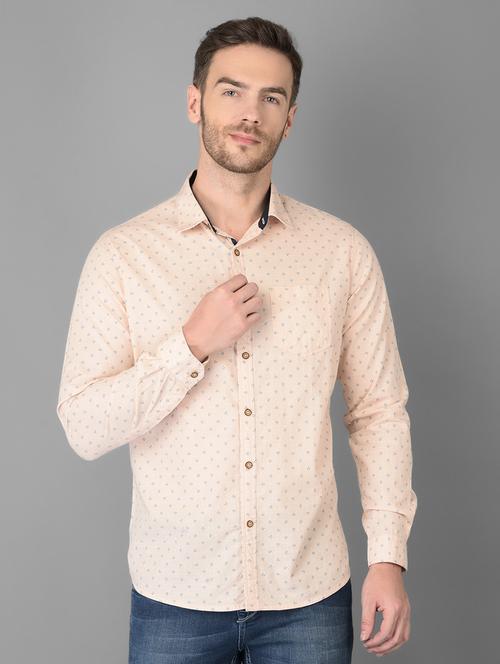 pink printed casual shirt - 18326654 - Standard Image - 0