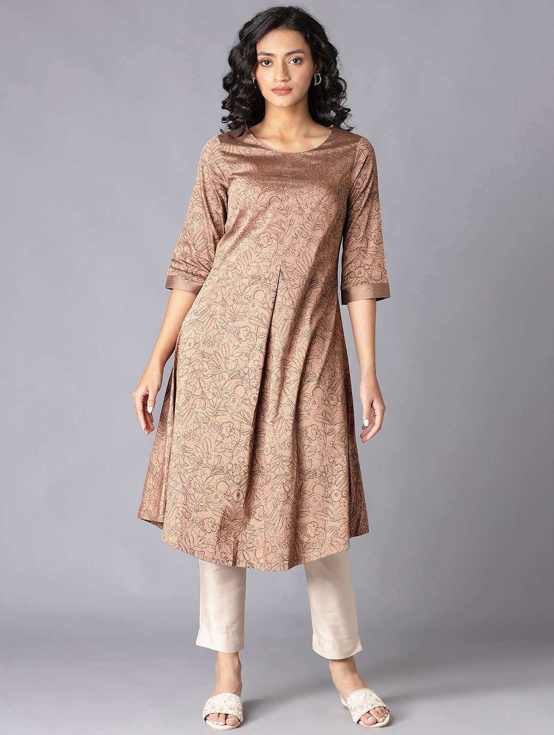 women's high-low kurta