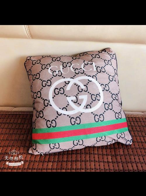cotton luxury printed pillows pink color  - 18328139 -  Standard Image - 0
