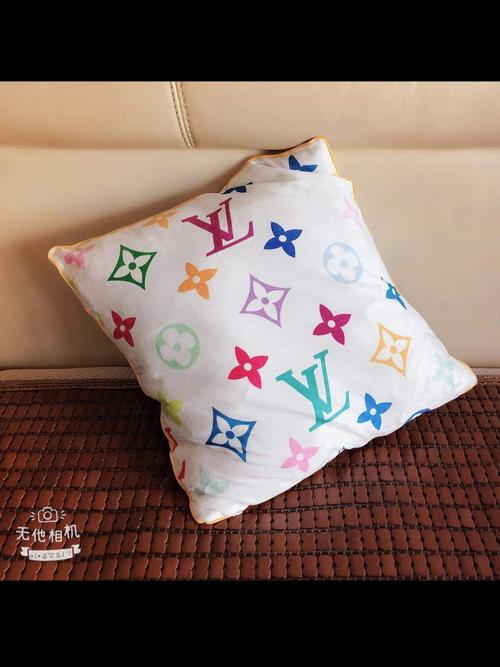 cotton luxury printed pillows white color  - 18328162 -  Standard Image - 0