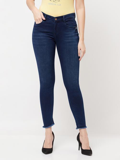 women's plain skinny fit jeans - 18328624 - Standard Image - 0