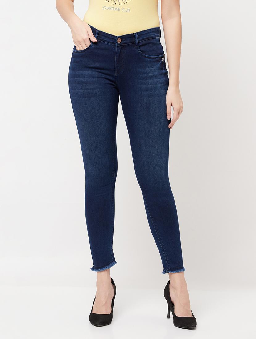 women's plain skinny fit jeans - 18328624 - Zoom Image - 0