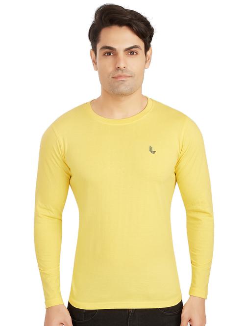 yellow solid t-shirt - 18328933 - Standard Image - 0