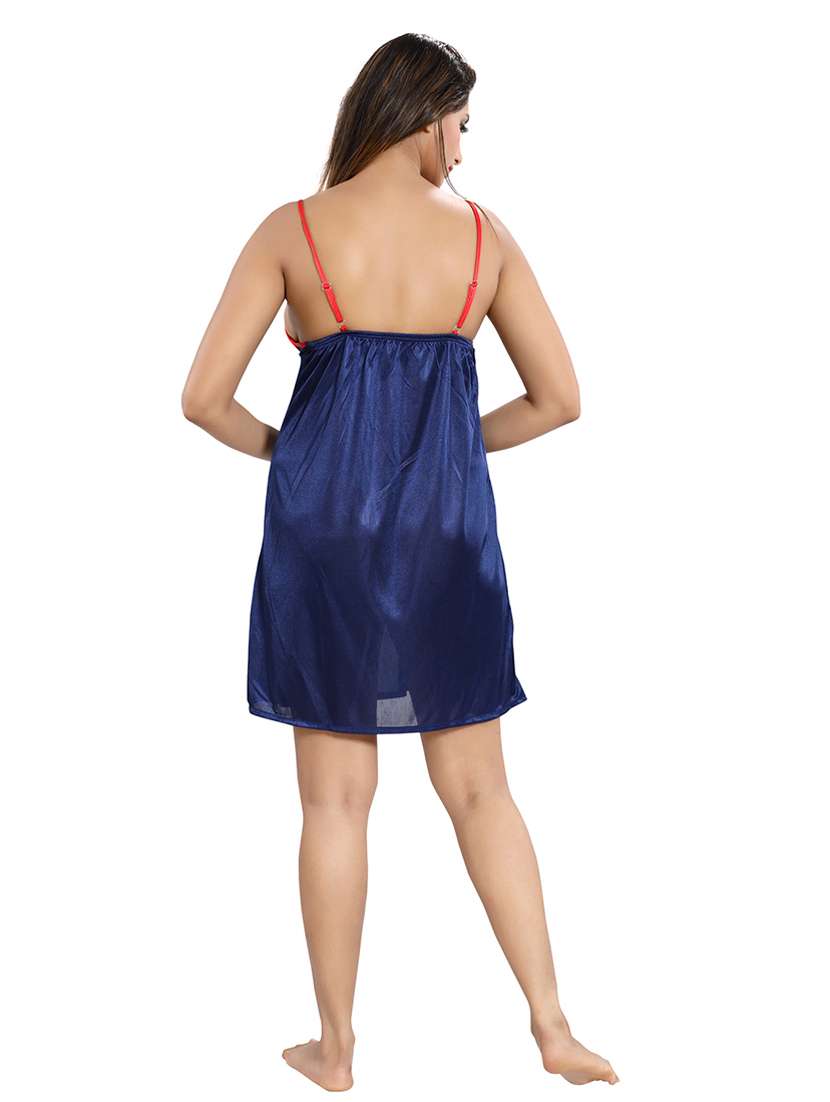 tie front lace detail nightwear set  - 18329027 -  Standard Image - 5