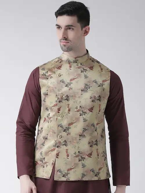 tabard men beige & green floral - 18329285 - Standard Image - 0