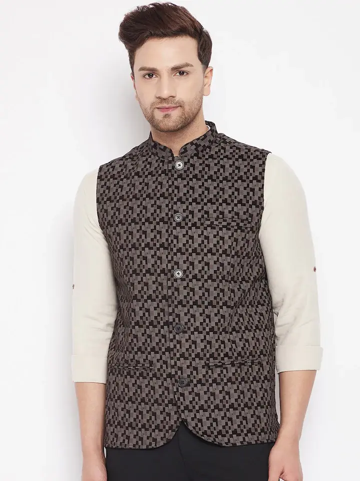 even men black & grey printed  - 18329286 -  Zoom Image - 0