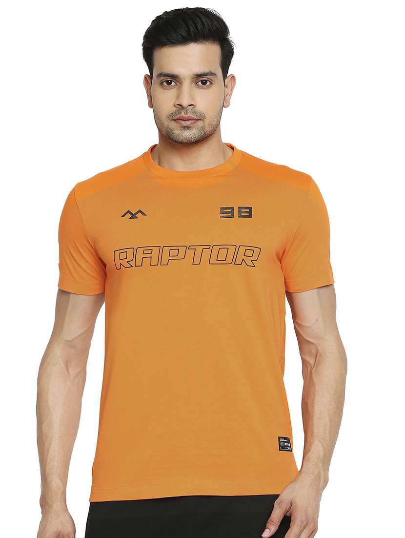 orange front print t-shirt - 18329961 - Zoom Image - 0