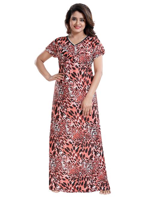 orange satin maternity wear - 18330220 - Standard Image - 0