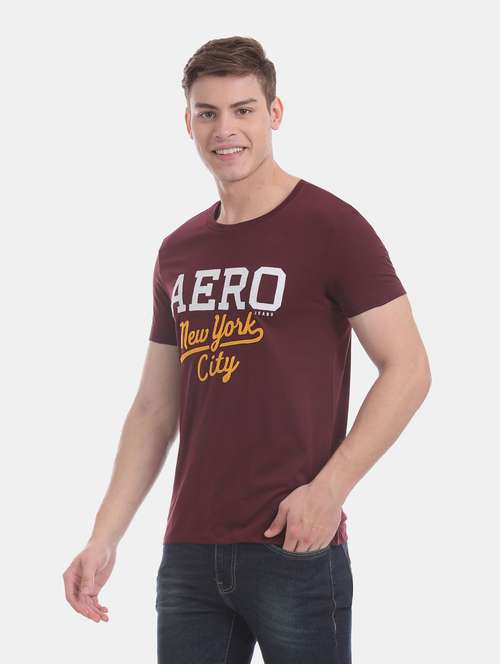 red front print t-shirt - 18332183 - Standard Image - 0