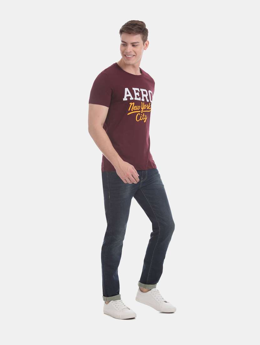 red front print t-shirt - 18332183 - Standard Image - 3