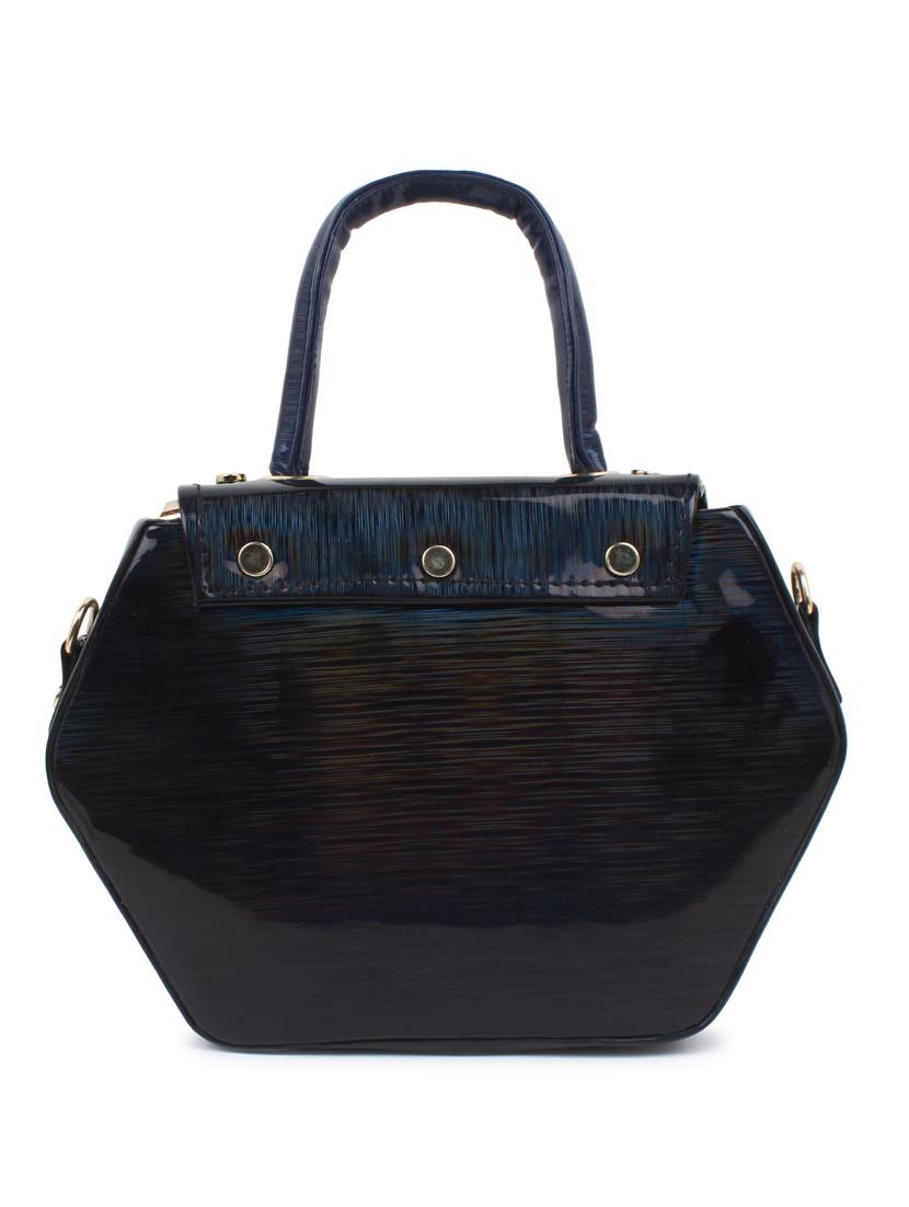 black solid regular sling bag - 18334491 - Standard Image - 5
