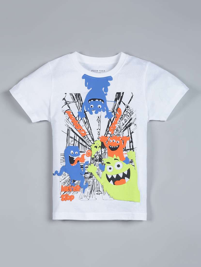 pack of 3 printed t-shirt - 18334602 -  Standard Image - 3