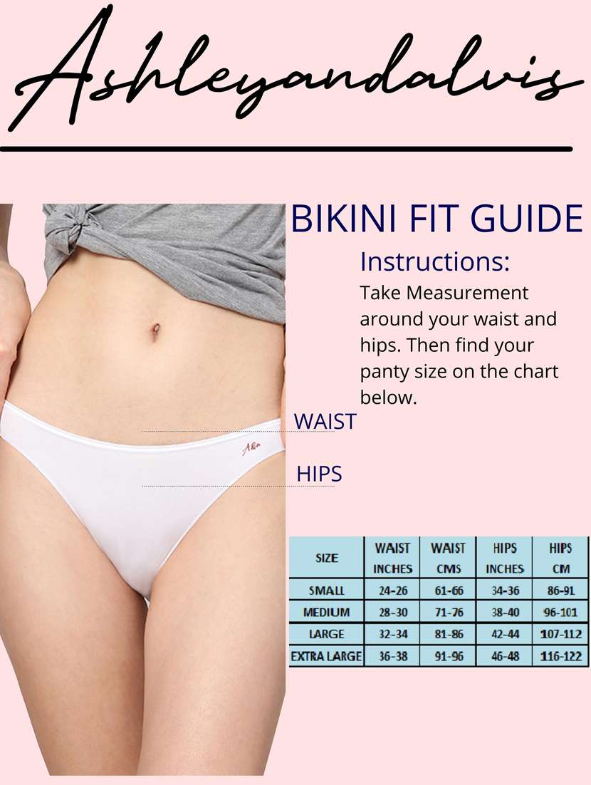 bikini bamboo micro modal, antibacterial, moisture wicking women panty - 18334800 - Standard Image - 5