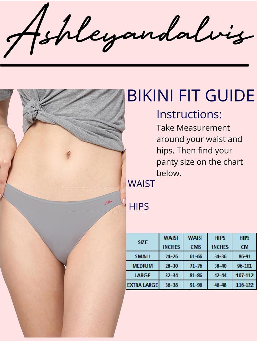 bikini bamboo micro modal, antibacterial, moisture wicking women panty - 18334801 - Standard Image - 5