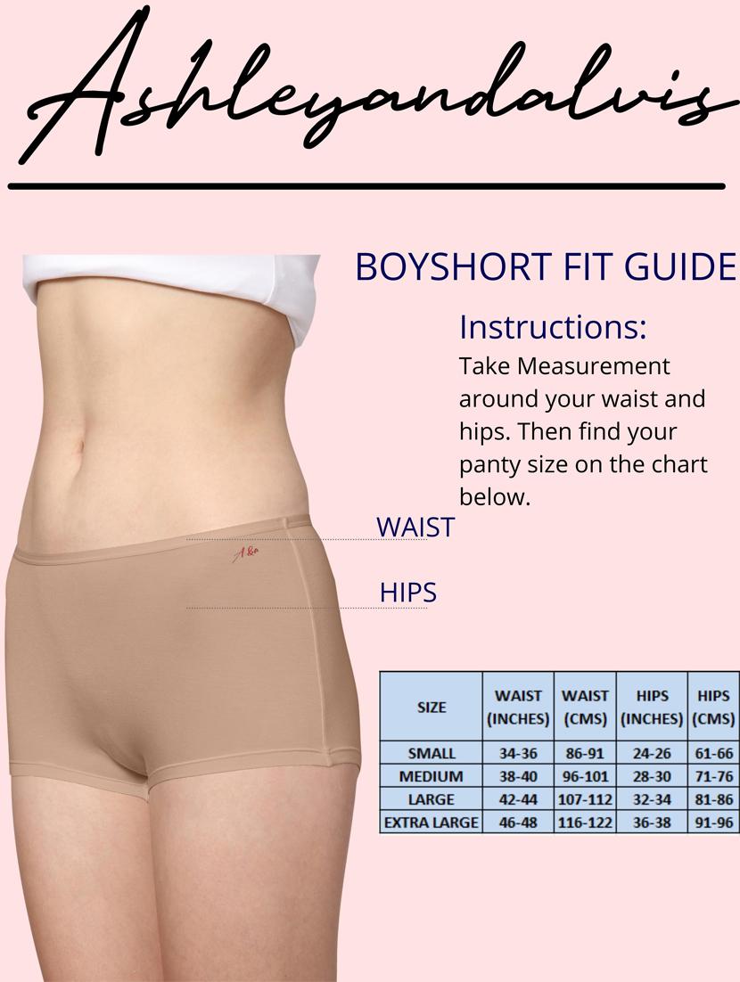 boyshort bamboo micro modal, antibacterial, premium women panty - 18334823 - Standard Image - 5