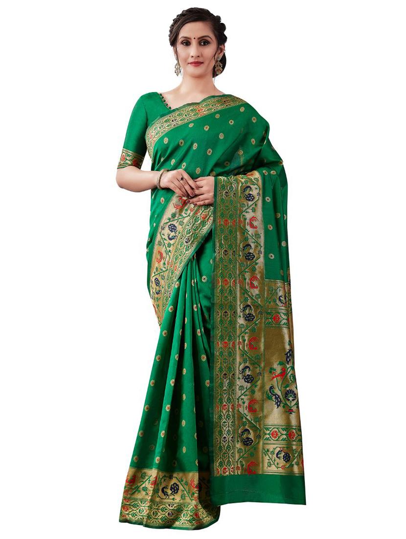 jacquard work banarasi saree - 18335715 -  Zoom Image - 0