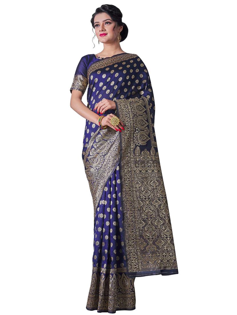 jacquard work banarasi saree - 18335732 -  Zoom Image - 0