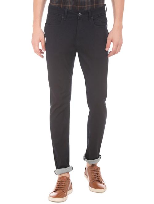 dark blue stone washed denim jean - 18336818 -  Standard Image - 0