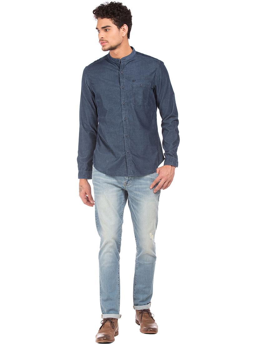 light blue stone washed denim jean - 18336819 - Standard Image - 3