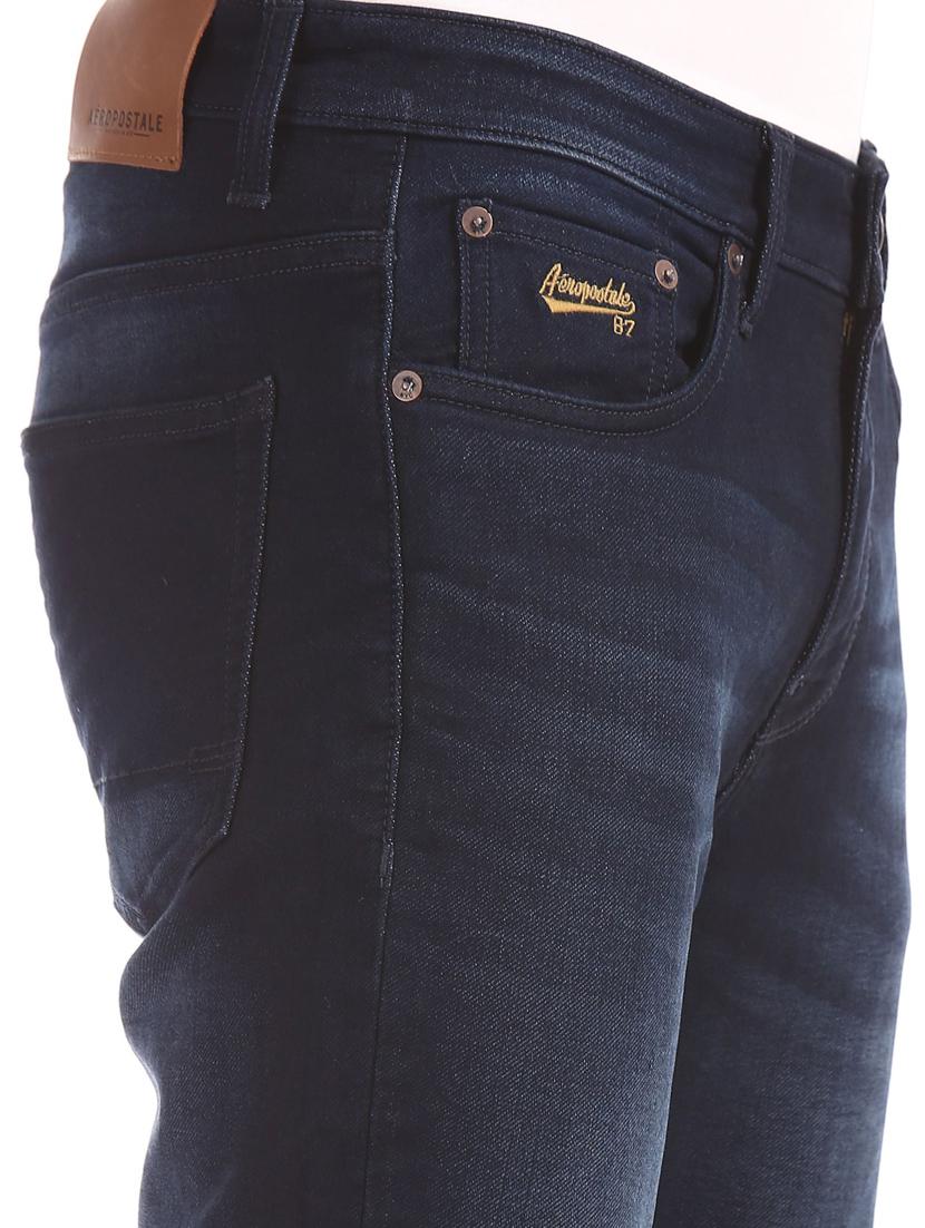 dark blue solid washed jean - 18336857 - Standard Image - 5