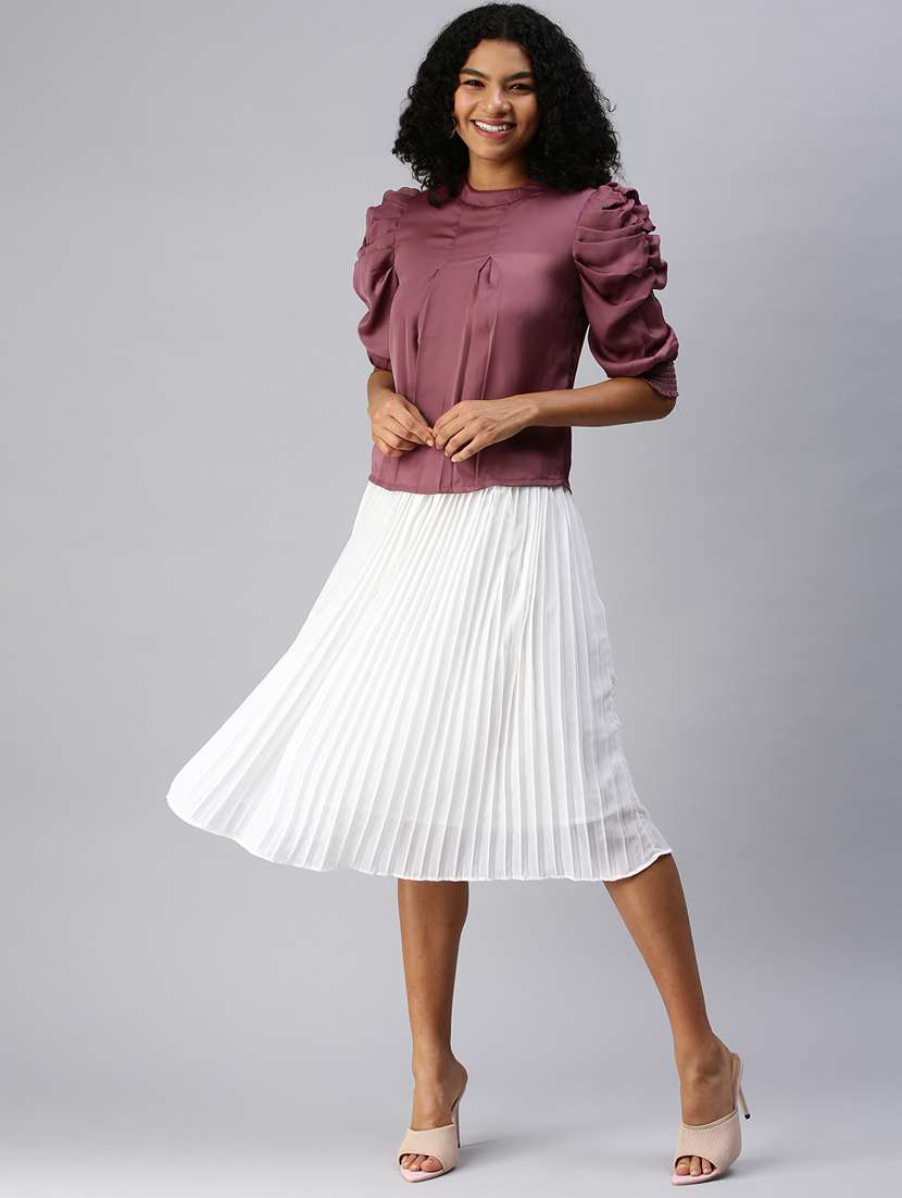 women's layered round neck top - 18337185 -  Standard Image - 3