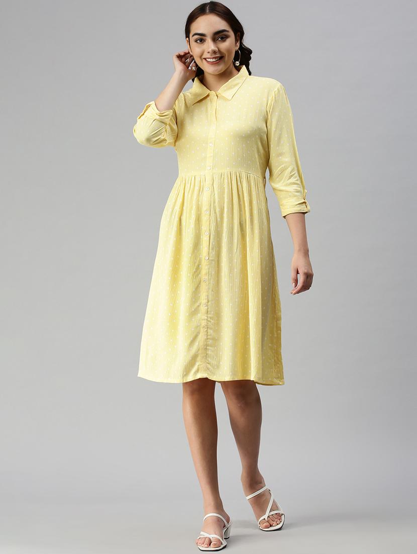 button up polka dot shirt dress - 18337280 - Standard Image - 3