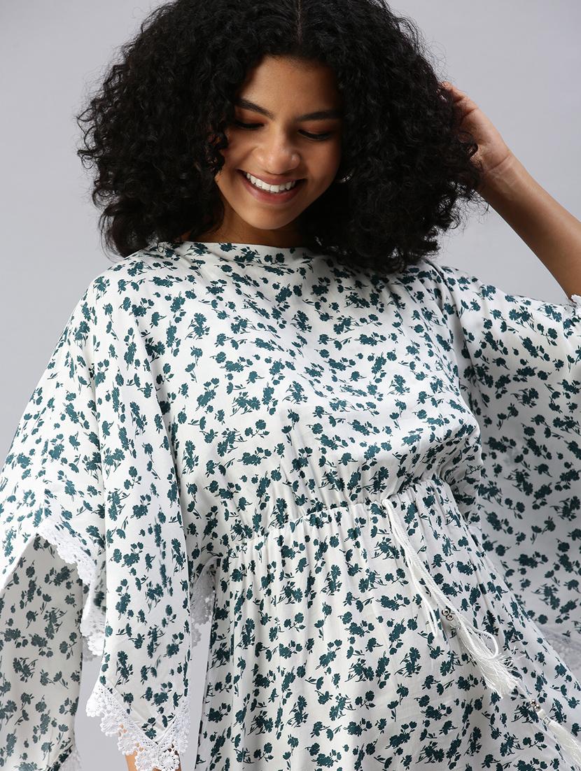 women's fit & flare floral dress - 18337290 - Standard Image - 5