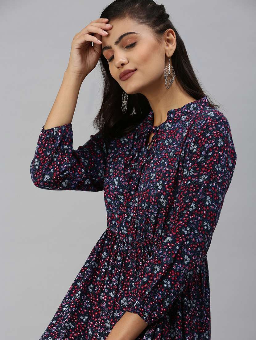 women's tiered dress floral dress - 18337307 -  Standard Image - 5