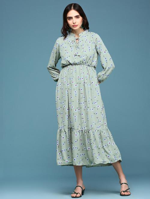 women's tiered dress floral dress - 18337309 -  Standard Image - 0