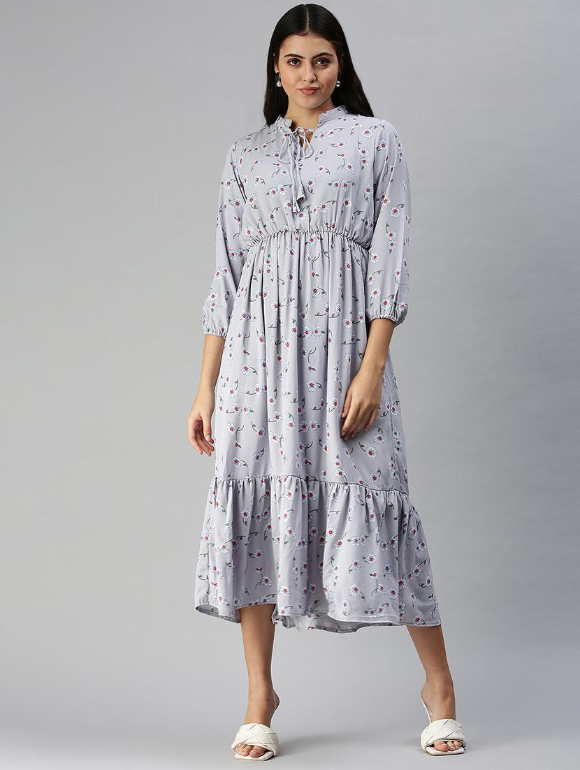 women's tiered dress floral dress - 18337310 - Standard Image - 3