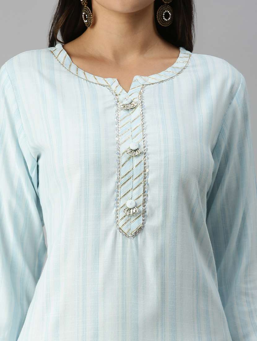 women's straight kurta - 18338246 -  Standard Image - 5