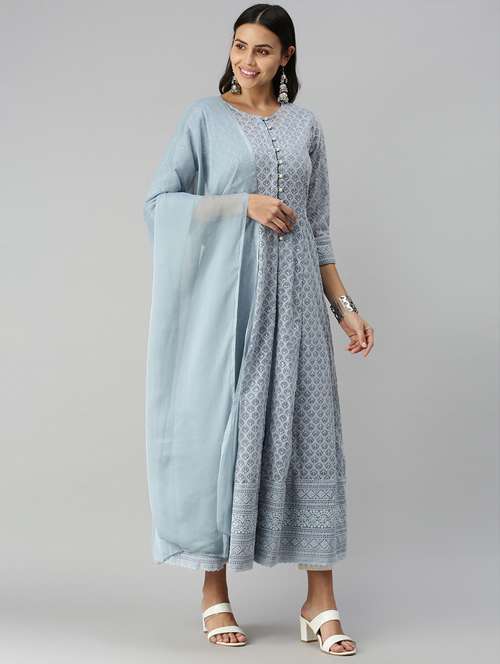 women's flared kurta - 18338249 -  Standard Image - 0