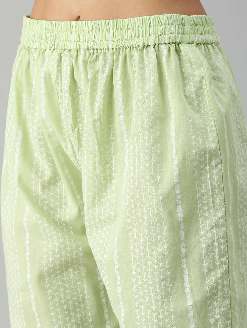 women floral notch neck kurta pant set with dupatta - 18338298 -  Standard Image - 5