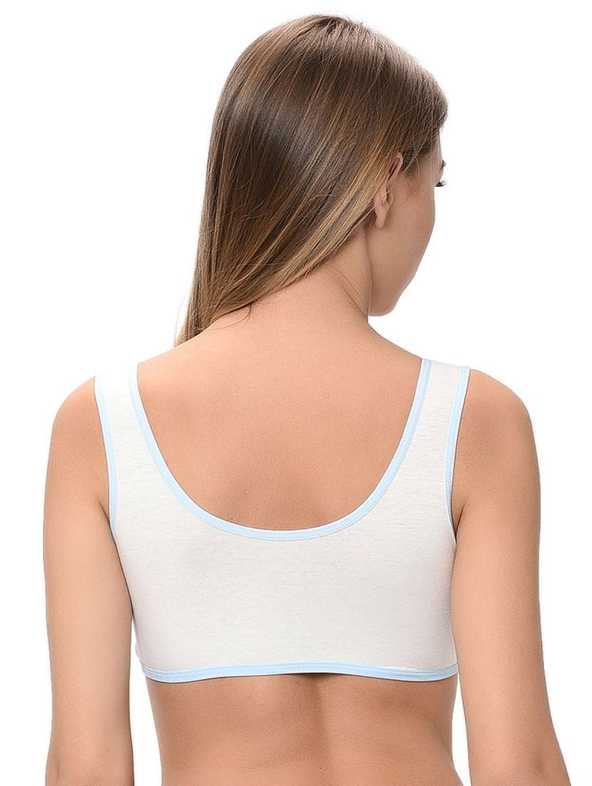 pack of 2 solid sports bra - 18339404 -  Standard Image - 3