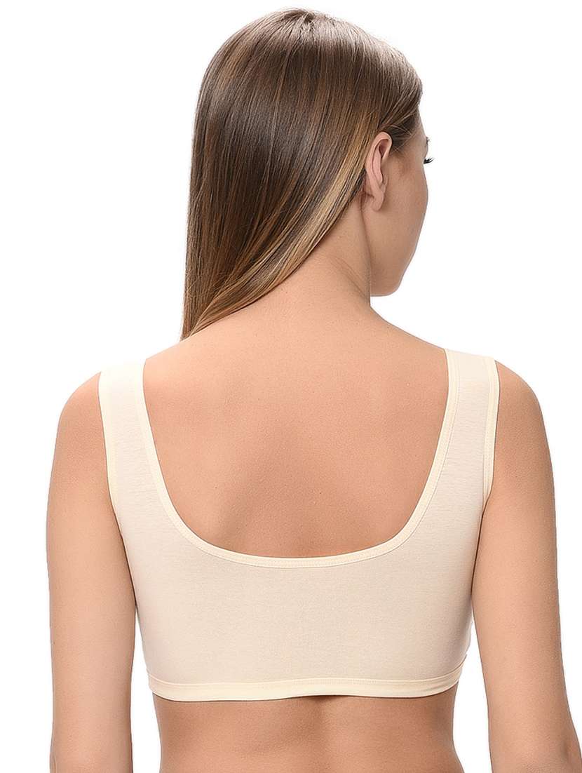 pack of 2 solid sports bra - 18339406 -  Standard Image - 3
