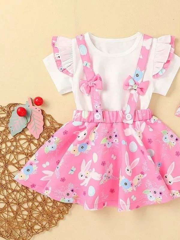 littel angel pink rabit frock most  - 18339466 -  Zoom Image - 0