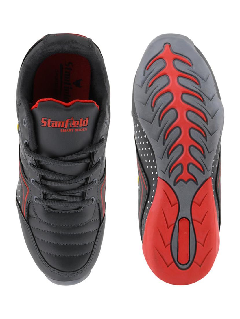 black lace up sport shoes - 18339724 - Standard Image - 3