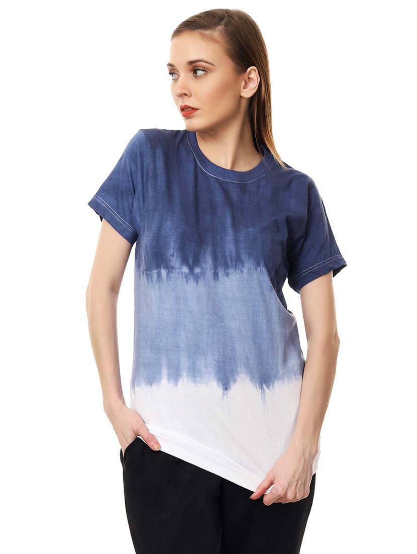 round neck tie & dye regular tee - 18339915 - Zoom Image - 0
