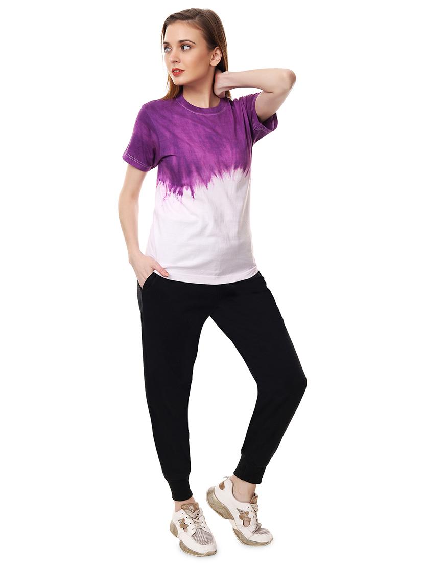 round neck tie & dye regular tee - 18339917 - Standard Image - 3
