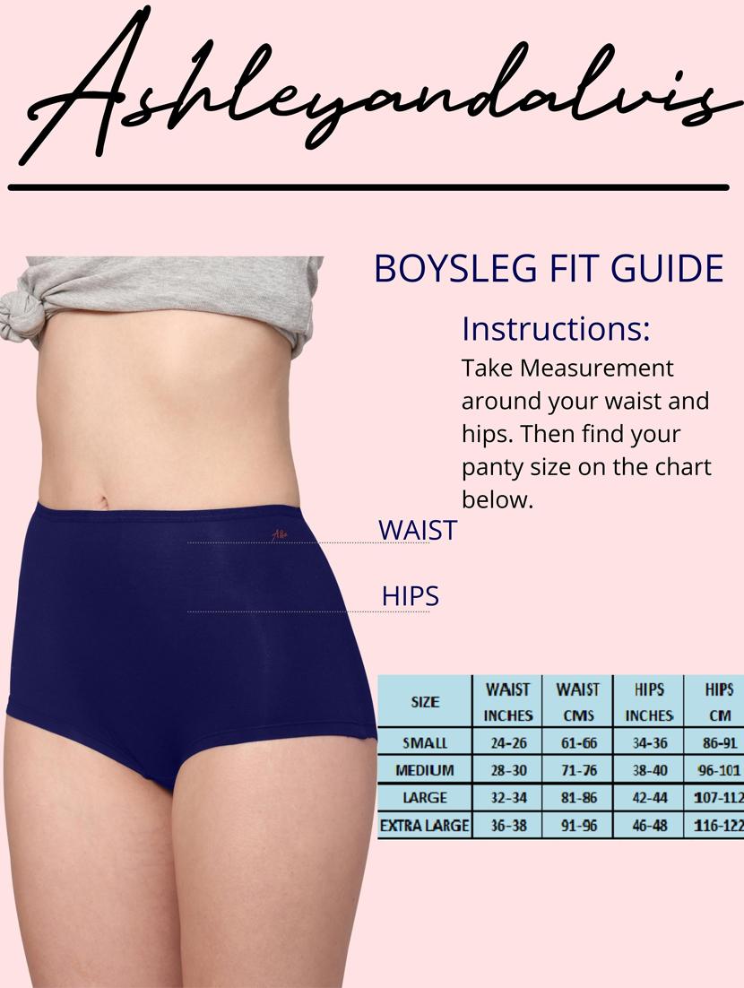 boysleg bamboo micro modal, antibacterial, premium women panty - 18340943 - Standard Image - 5