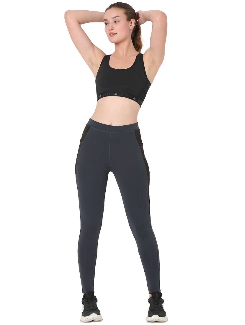 high rise side taped track pant - 18341066 - Zoom Image - 0