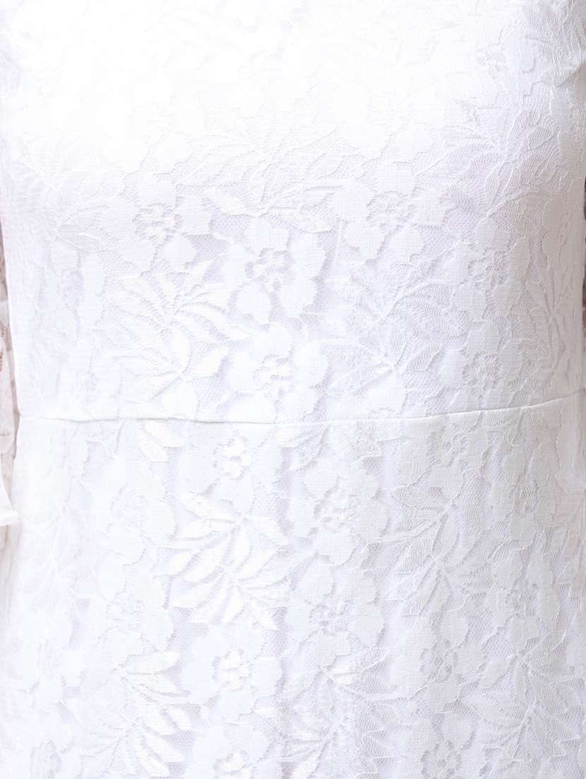 bell sleeved solid sheath dress - 18341964 -  Standard Image - 5