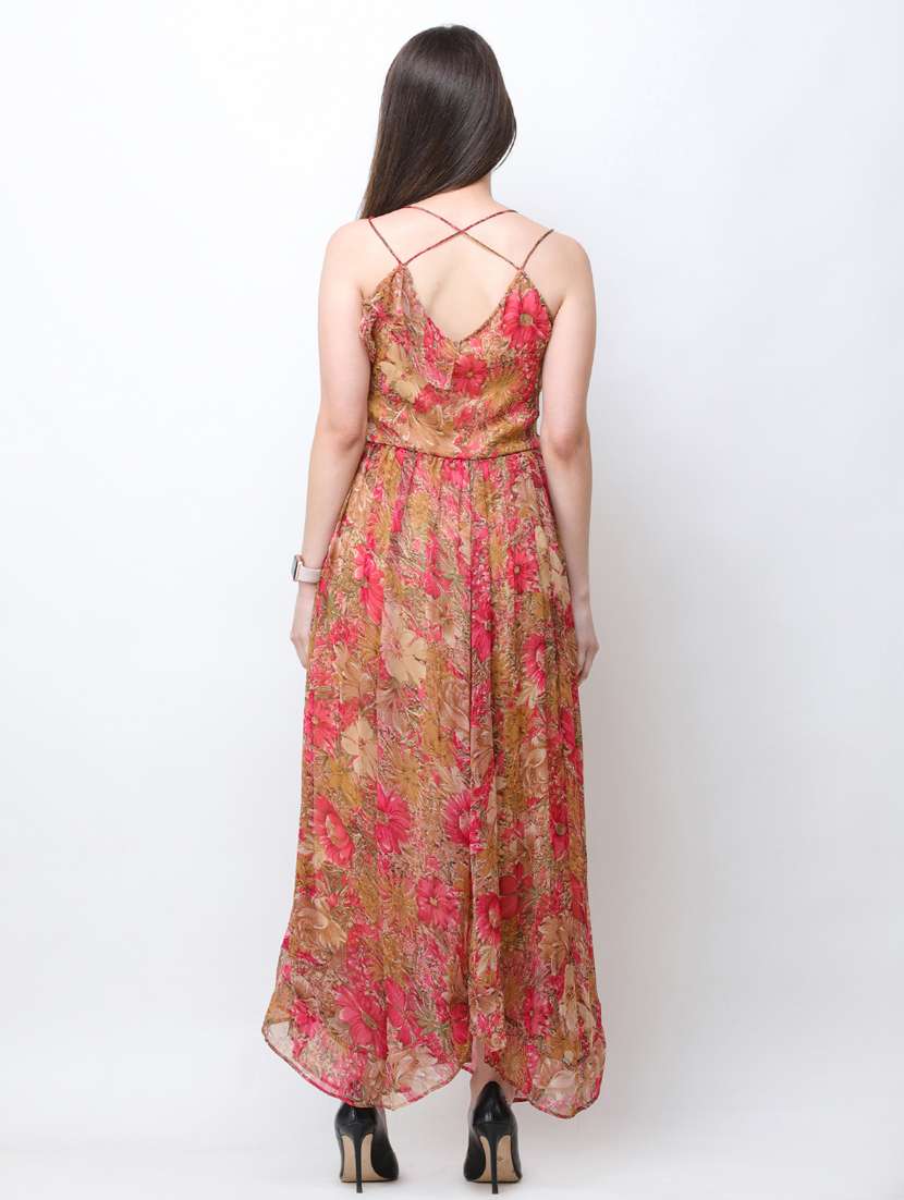 cami neck floral maxi dress - 18341968 -  Standard Image - 3
