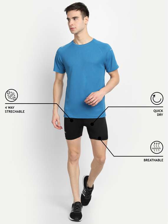green solid short - 18342129 - Standard Image - 3