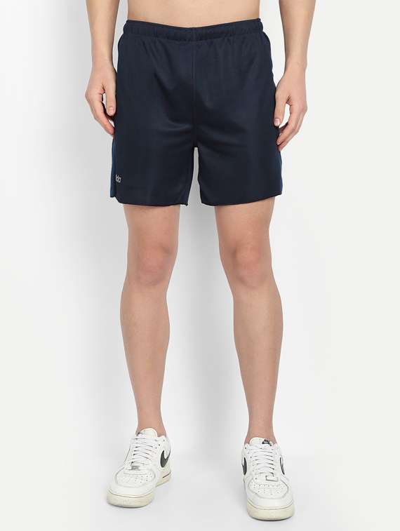 navy-blue solid short - 18342138 - Zoom Image - 0