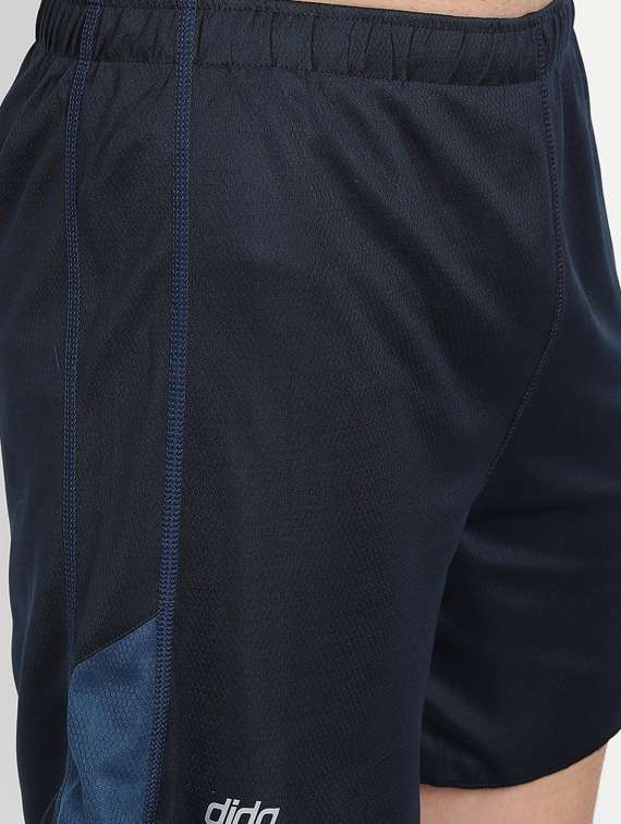 navy-blue solid short - 18342138 - Standard Image - 5