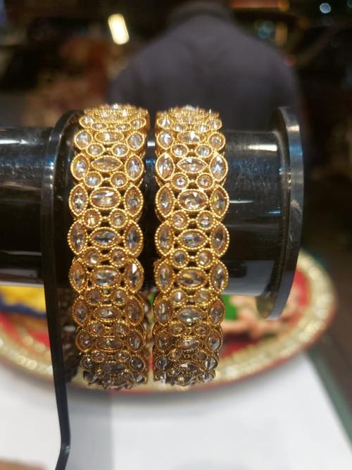 gold plated bangle set - 18342691 - Standard Image - 0
