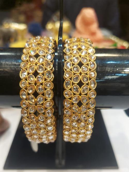 gold plated bangle set - 18342693 - Standard Image - 0