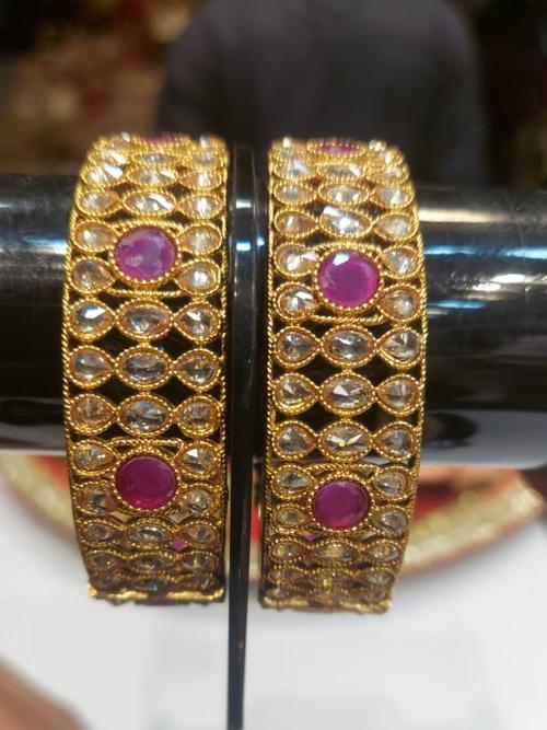 gold plated bangle set - 18342694 - Standard Image - 0